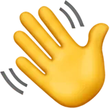 waving hand icon 